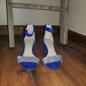 Royal blue heels